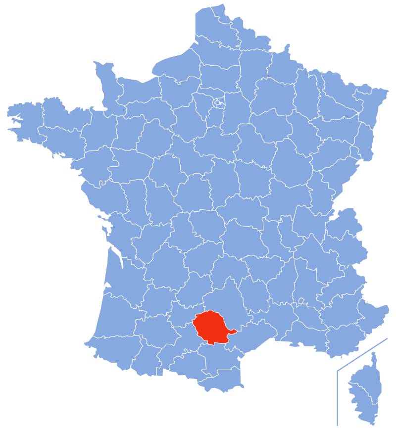 Расположение департамента Тарн (Tarn)