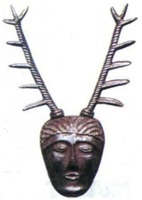 Кельтское божество с головой оленя