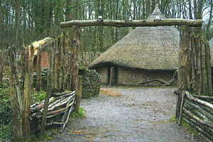 Кельтское поселение II в. до н.э.. Реконструкция