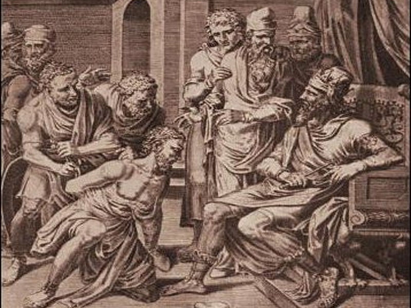 Аларих II выдаёт Сиагрия послам Хлодвига