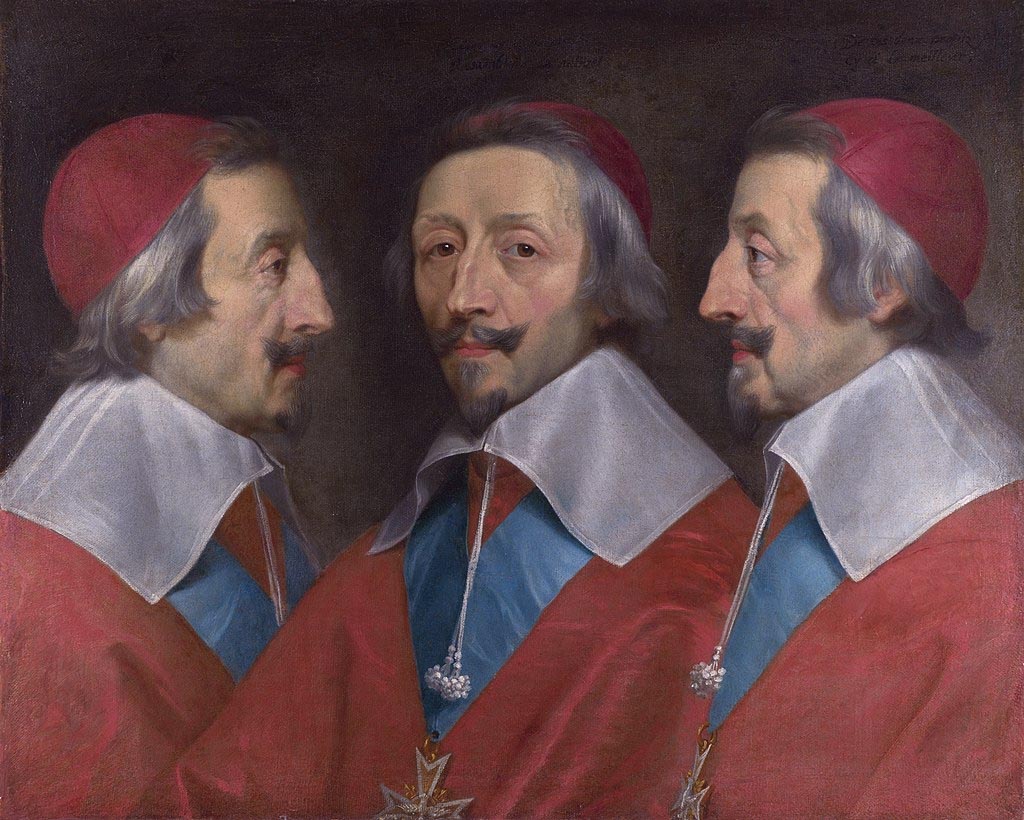 Тройной портрет кардинала Ришельё (Ф. де Шампань, 1642)