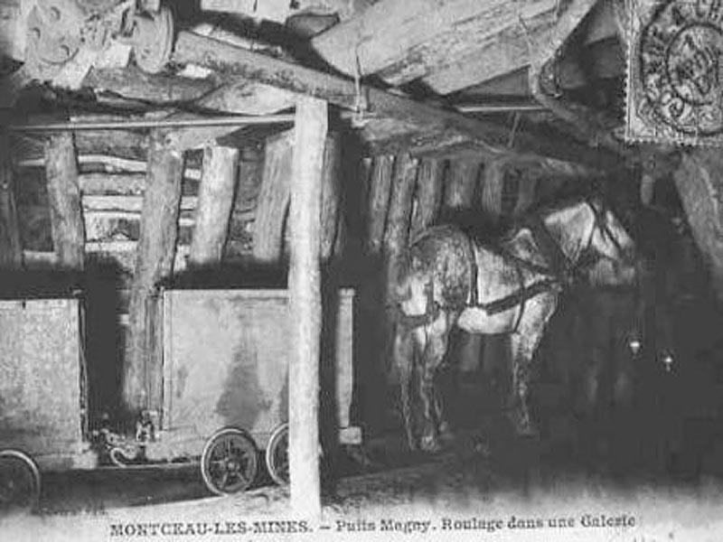 Угольная шахта во Франции в XIX веке