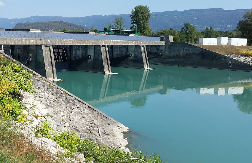 Гидрологическая характеристика Роны: электростанция Petite Centrale Hydroélectrique
