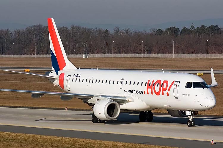 ФРАНЦУЗСКАЯ АВИАКОМПАНИЯ “HOP!” ЗАКРЫВАЕТ ЛИНИЮ РУАН - ЛИОН