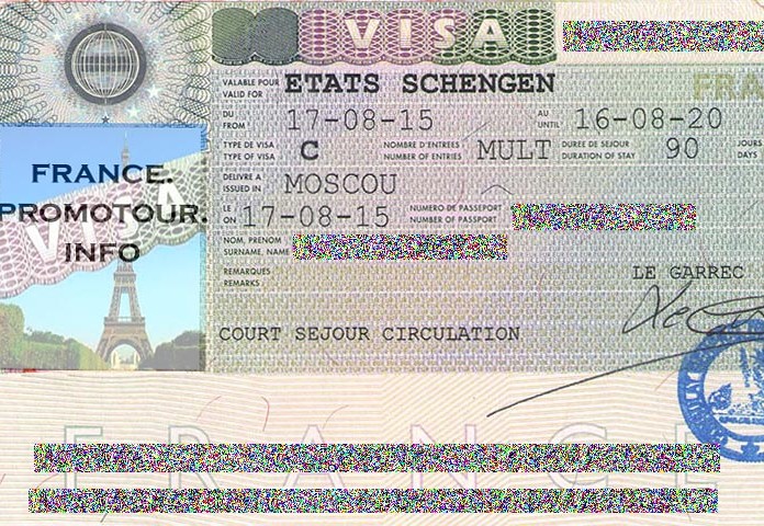 Краткосрочная шенгенская виза для перемещения (мультивиза)